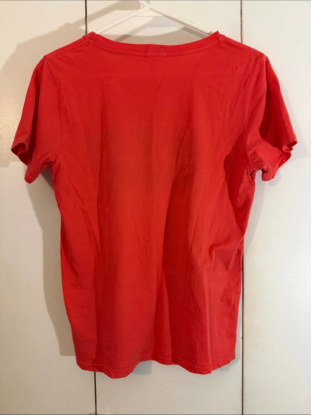 MOTHER orange  'After Hours' Graphic Tee with Multicolor Print, oversized small